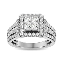 Diamond Engagement Ring 1 ct tw in 14K White Gold - thediamondsq