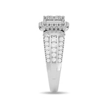 Diamond 1 1/2 ct tw Round Cut Engagement Ring in 14K White Gold
