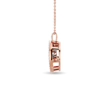 Diamond 1/4 ct tw Fashion Pendant in 14K Rose Gold