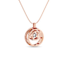 Diamond 1/4 ct tw Fashion Pendant in 14K Rose Gold