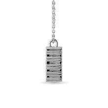 10KT WHITE GOLD 1/6CT TW DIAMOND PENDANT