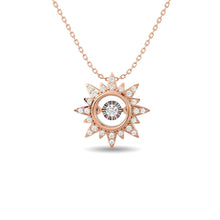 Diamond 1/6 ct tw Star Pendant in 10K Rose Gold