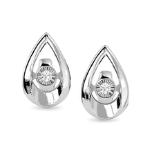 Diamond Fashion Earrings 1/20 ct tw in Sterling Silver