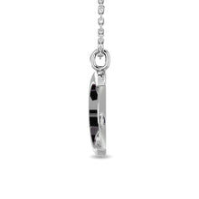 Diamond 1/20 ct tw Moon Pendant in Sterling Silver