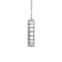 Diamond 1/6 ct tw Circle Fashion Pendant in Sterling Silver
