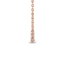 Diamond 1/10 ct tw Fashion Necklace in 10K Rose Gold