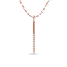 Diamond 1/10 ct tw Fashion Pendant in 10K Rose Gold