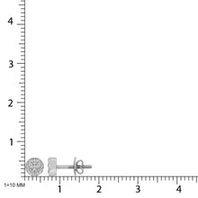 Diamond Stud Earrings 1/3 ct tw Round-cut in 10K White Gold