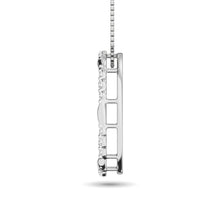 Diamond 1/4 ct tw Circle Pendant in 14K White Gold