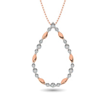 Diamond 1/4 ct tw Fashion Pendant in 14K Rose Gold