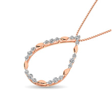 Diamond 1/4 ct tw Fashion Pendant in 14K Rose Gold