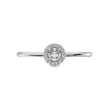 Diamond 1/5 ct tw Round Cut Fashion Ring in 10K White Gold