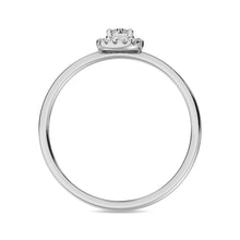 Diamond 1/5 ct tw Round Cut Fashion Ring in 10K White Gold