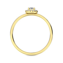 Diamond 1/5 ct tw Round Cut Fashion Ring in 10K Yellow Gold
