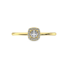 Diamond 1/5 ct tw Round Cut Fashion Ring in 10K Yellow Gold