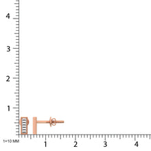 Diamond 1/20 Ct.Tw. Fashion Earrings in 10K Rose Gold