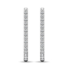 Diamond 1/6 ct tw J Earrings in 10K White Gold