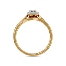 Diamond 1/6 ct tw Bridal Ring in 10K Yellow Gold