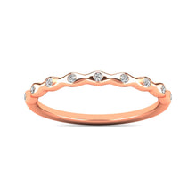 Diamond 1/10 ct tw Stackable Ring in 10K Rose Gold