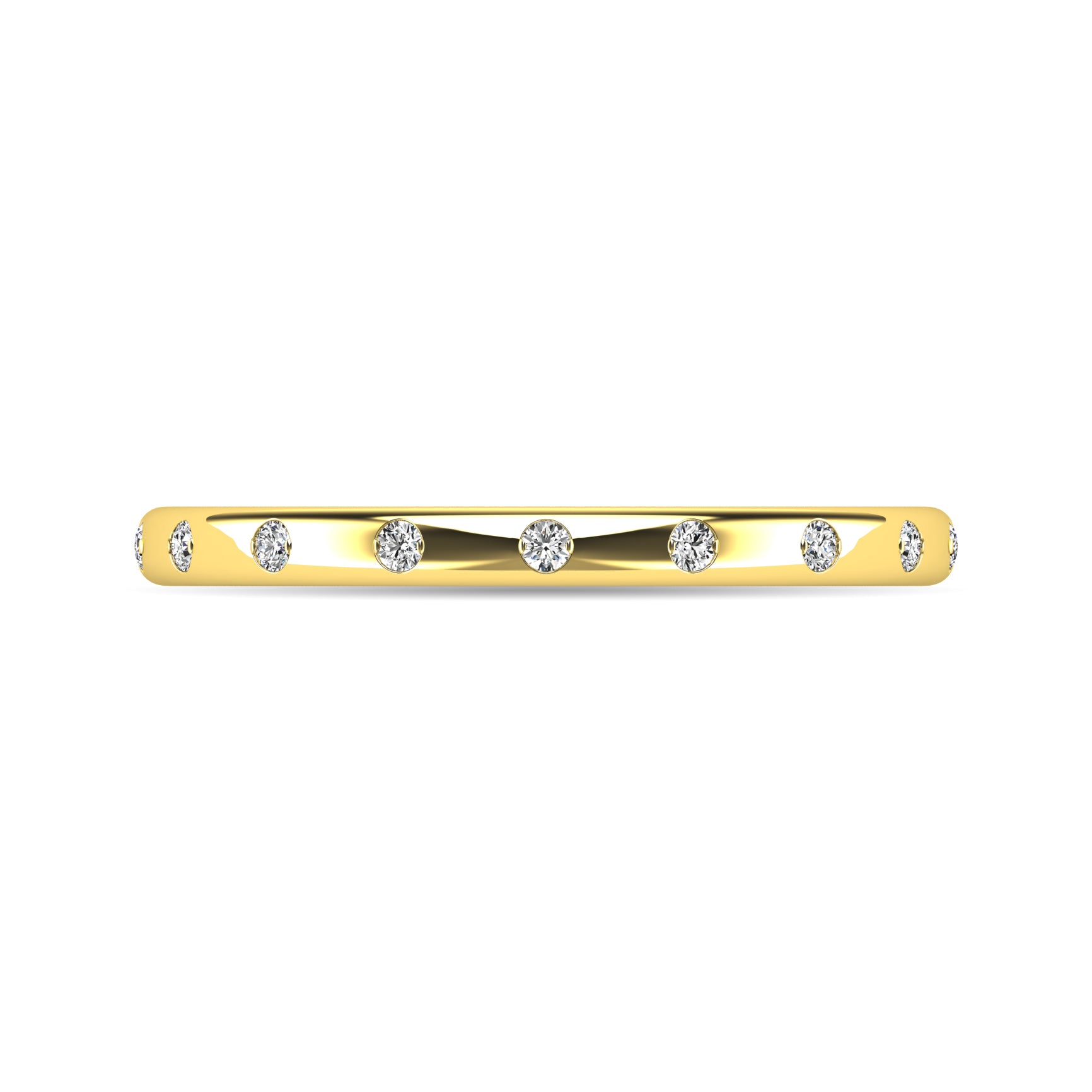 Diamond 1/10 ct tw Stackable Ring in 14K Yellow Gold