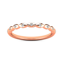 Diamond 1/10 ct tw Stackable Ring in 10K Rose Gold