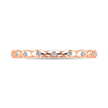 Diamond 1/10 ct tw Stackable Ring in 10K Rose Gold
