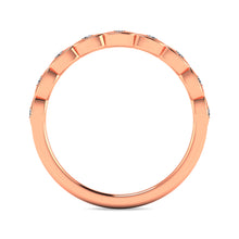 Diamond 1/10 ct tw Stackable Ring in 10K Rose Gold