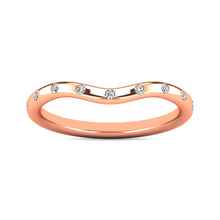 Diamond 1/10 ct tw Stackable Ring in 10K Rose Gold