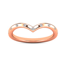 Diamond 1/10 ct tw Stackable Ring in 10K Rose Gold