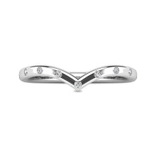 Diamond 1/10 ct tw Stackable Ring in 10K White Gold