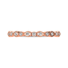 Diamond 1/10 ct tw Stackable Ring in 10K Rose Gold