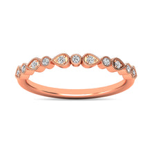 Diamond 1/10 ct tw Stackable Ring in 10K Rose Gold