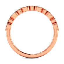Diamond 1/10 ct tw Stackable Ring in 10K Rose Gold