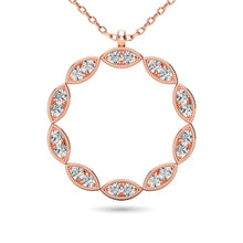 Diamond 1/10 ct tw Fashion Pendant in 10K Rose Gold