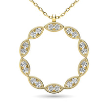 Diamond 1/10 ct tw Fashion Pendant in 10K Yellow Gold
