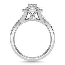 Diamond 1 Ct.Tw. Round Cut Bridal Ring in 14K White Gold