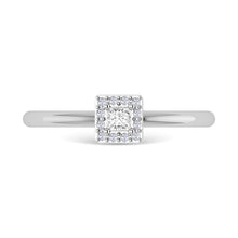 Diamond 1/6 Ct.Tw. Princess Promise Ring in 14K White Gold