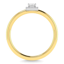 Diamond 1/6 Ct.Tw. Promise Ring in 14K Two Tone Gold
