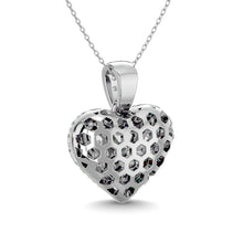 Diamond 1 ct tw Heart Pendant in 10K White Gold