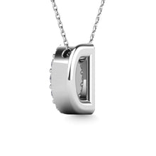 Diamond 1/8 Ct.Tw. Letter D Pendant in 14K White Gold