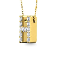 Diamond 1/8 Ct.Tw. Letter H Pendant in 14K Yellow Gold