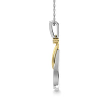 Diamond 1/5 Ct.Tw. Fashion Pendant in 10K Two Tone