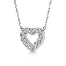 Diamond 1/20 Ct.Tw. Heart Pendant in 10K White Gold