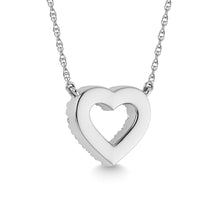 Diamond 1/20 Ct.Tw. Heart Pendant in 10K White Gold