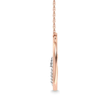 Diamond 1/20 Ct.Tw. Heart Pendant in 14K Two Tone