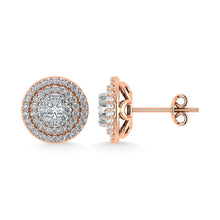 Diamond 7/8 Ct.Tw. Fashion Earrings in 14K Rose Gold