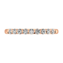 10K Rose Gold 1/4 Ct.Tw. Diamond Stackable Band