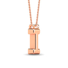 Diamond 1/20 Ct.Tw. Letter I Pendant in 10K Rose Gold