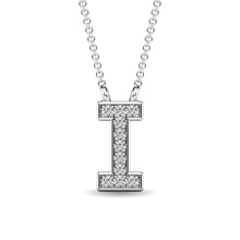 Diamond 1/20 Ct.Tw. Letter I Pendant in 10K White Gold