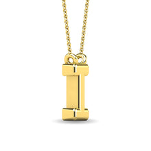 Diamond 1/20 Ct.Tw. Letter I Pendant in 10K Yellow Gold